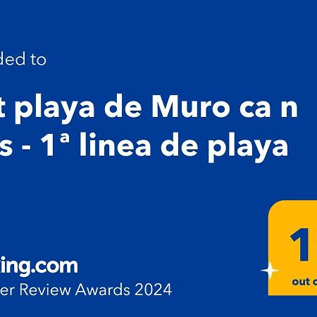 Апартаменти Apt Playa De Muro Ca N Ines - 1ª Linea De Playa Port de Alcudia  Екстер'єр фото