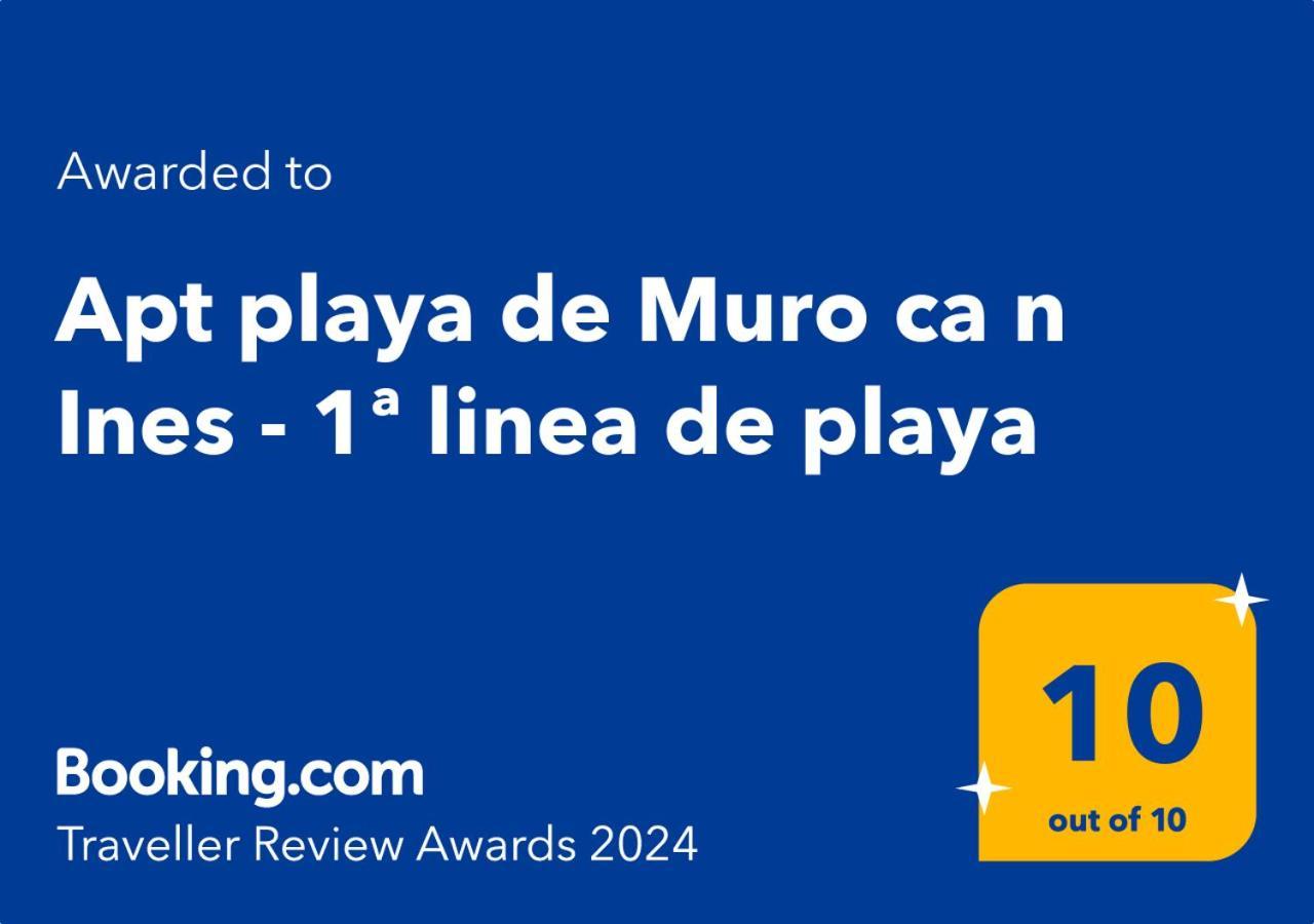 Апартаменти Apt Playa De Muro Ca N Ines - 1ª Linea De Playa Port de Alcudia  Екстер'єр фото