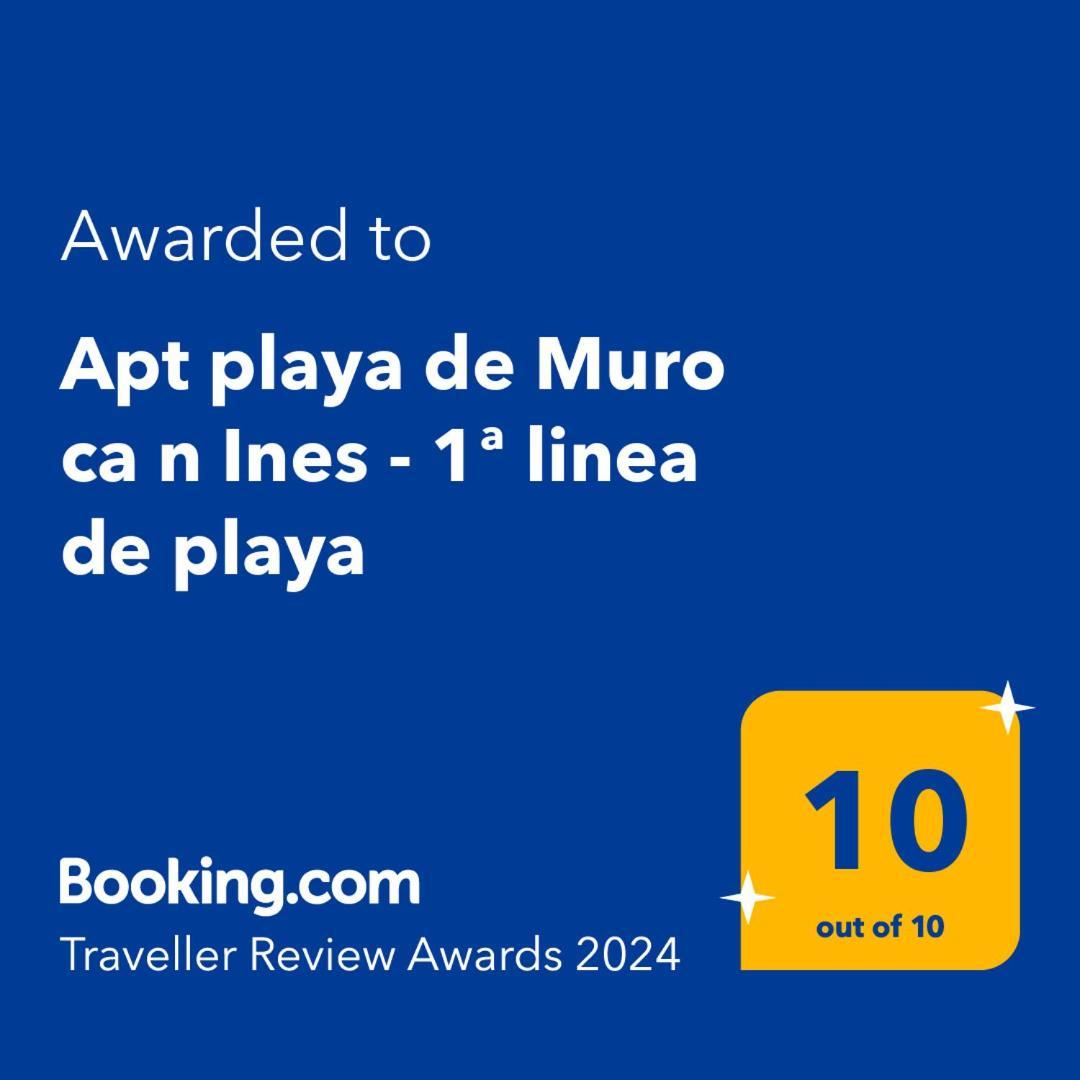 Апартаменти Apt Playa De Muro Ca N Ines - 1ª Linea De Playa Port de Alcudia  Екстер'єр фото
